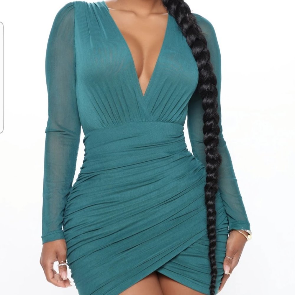 Fashion Nova Sheer Goes Nothing Mini Dress